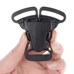 25mm 3 Way Three Point Side Release Buckle Quick Plastic Black Baby Carrier Accessory Car Seat Bag Webbing Backpack