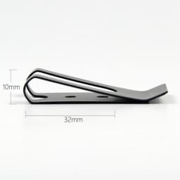 10 Pieces Metal Belt Clip Holster Clamp Buckle Spring Hook For DIY Bag Pouch Leather Kydex Sheath