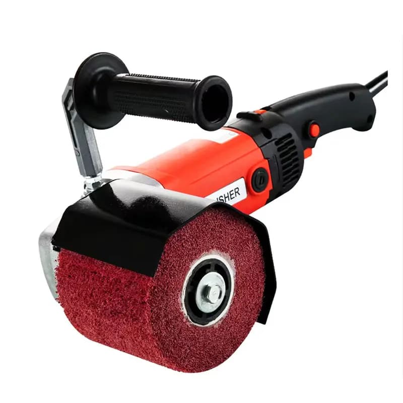 【Hot】Burnishing Polishing Machine 1400w Surface Conditioning Tool Wire Variable Speed Drawing Machine For Wood Metal Stainless S