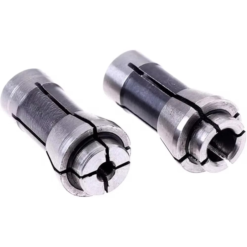 2 Pieces Die Grinder Collet Grinding Machine Clamping Collet 3mm and 6mm Collet Adapter Suitable for Pneumatic Grinders