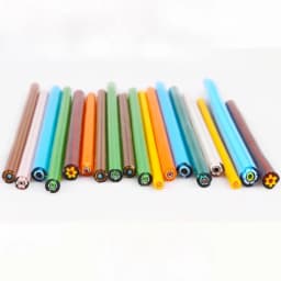 250g COE90 Frit Millefiori Fusing Glass Rod Jewerly DIY Materials Making in Microwave Kiln
