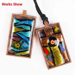 250g COE90 Frit Millefiori Fusing Glass Rod Jewerly DIY Materials Making in Microwave Kiln