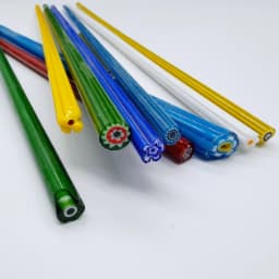 250g COE90 Frit Millefiori Fusing Glass Rod Jewerly DIY Materials Making in Microwave Kiln