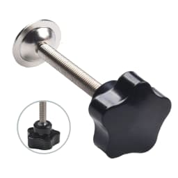 1pc M8*60 Star Knobs Thread Clamping Knob Screw Hand Tightening Knob Corrosion Resistant Hand Tools Parts