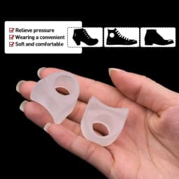 Orthotics Protector Bones Overlapping Pedicure 2pcs Toe Separator Ring Bunion Hallux Valgus Thumb Orthopedic Massage Correction