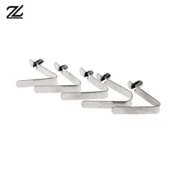10Pc Snap Locking Kayak Paddle Spring Clip Tent Pole Single Button Awning Rowing 5-5.5mm