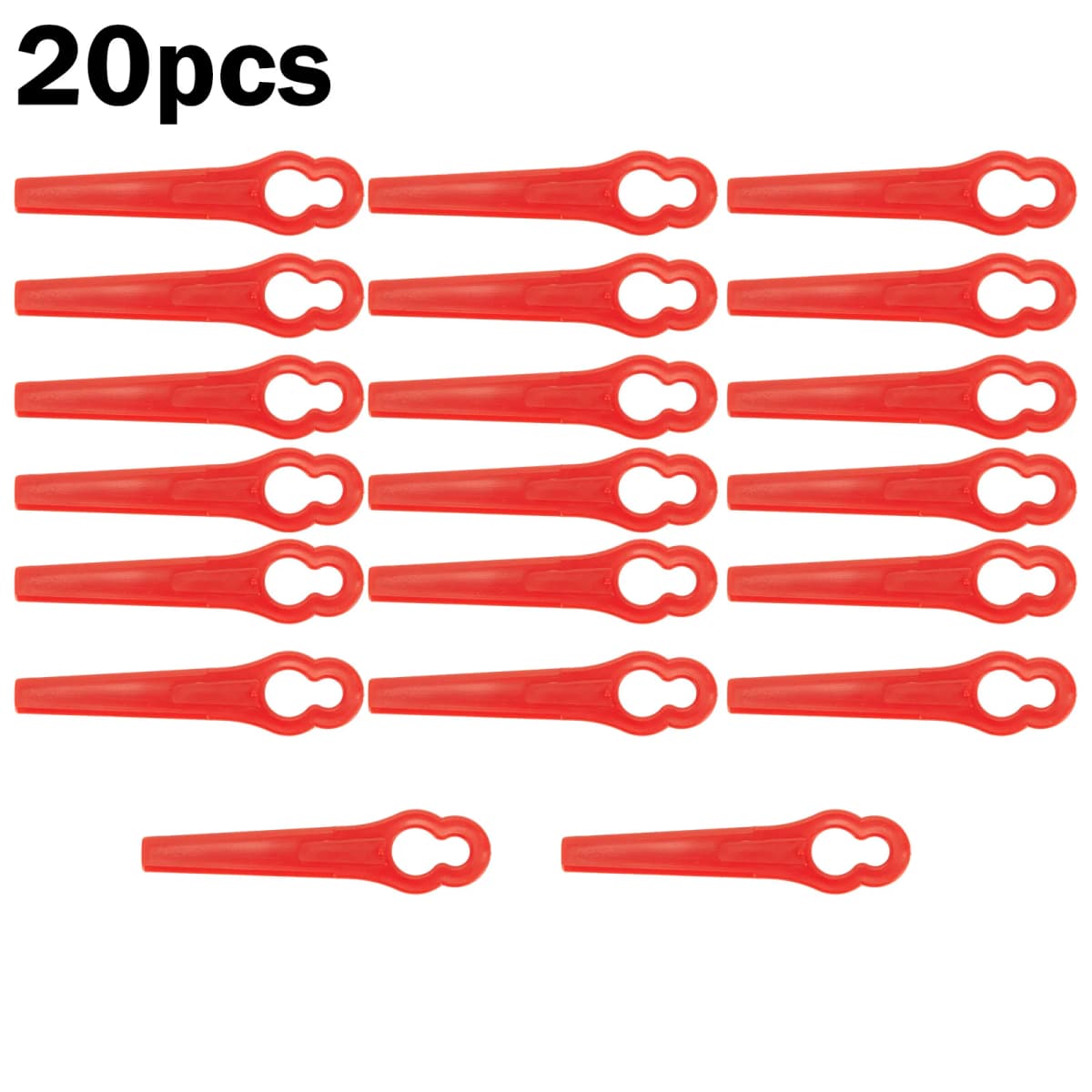 20Pcs Plastic Grass Trimmer Blades For Einhell Cordless Grass Trimmer GE-CT 18 Gardening Power Tools Part Lawn Mower Replacement
