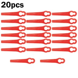 20Pcs Plastic Grass Trimmer Blades For Einhell Cordless Grass Trimmer GE-CT 18 Gardening Power Tools Part Lawn Mower Replacement