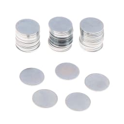 Round Galvanized Sheet Iron Pieces for DIY Crafts, Pack of 50/100