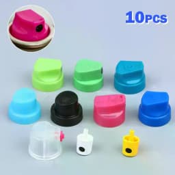 10pcs Set Graffiti Cap Graffiti Nozzle Different Thickness Mixed Nozzles Painting Supplies Graffiti Accessories