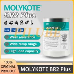 MOLYKOTE BR2 PLUS Multi-Purpose Grease for Heavy Load and High-Temperature Industrial Machinery Lubrication Water Resistance