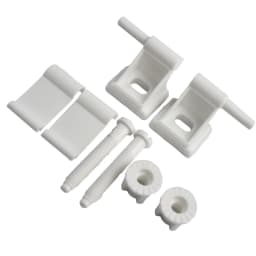 Toilet Seats Hinge Bolts Set Plastic White Toilet S-Eat Hinge Replacement Kit Toilet Seats Fastener Bathroom Accessories