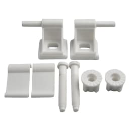 Toilet Seats Hinge Bolts Set Plastic White Toilet S-Eat Hinge Replacement Kit Toilet Seats Fastener Bathroom Accessories