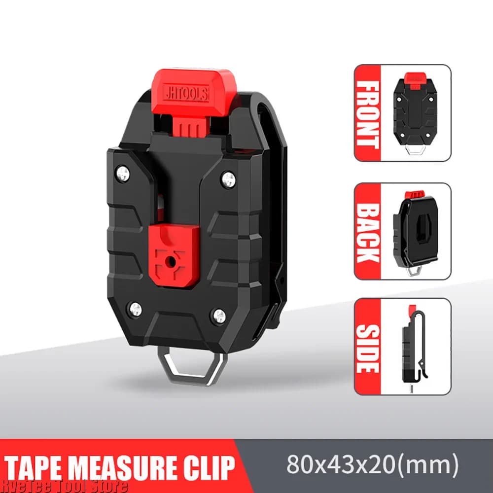 NEW Universal Tape Measure Quick-hanging Belt Clip for Tajima Milwaukee Digital Measuring Tape Laser Man Gift