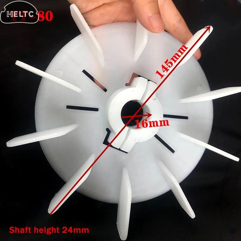 1PC Plastic Motor Fan Blade Adjustable Motor Cooling Fan Impeller Motor Fan Vane High Temperature For Hydraulic Motor Accessorie