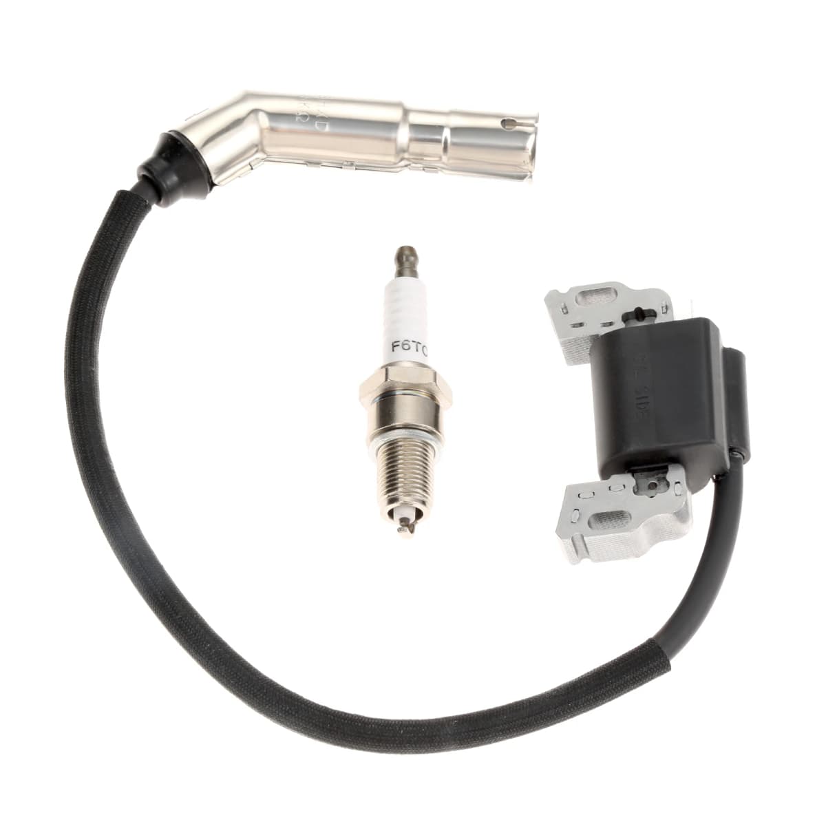 595304 Ignition Coil with Spark Plug Fit for Briggs & Stratton 799650 592841 795315 495859 17HP 17.5HP 19.5HP 20HP Lawn Mowers