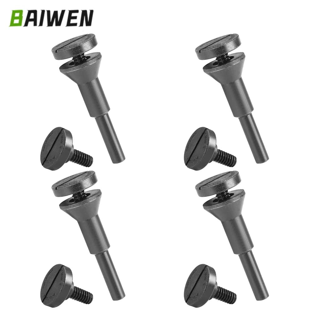 1-4pcs Mounting Mandrel for Circular Saw Blade Cut-Off Wheel 6.35mm Shank Holder for Die Grinder Rotary Tool