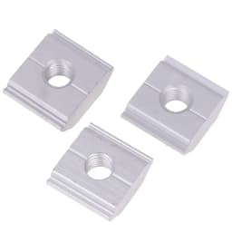 5pcs 21.2mm 22.3mm 23.7mm Solar Panel Mounting Aluminum Alloy Bracket End Mid Clamp T-Blocks Square Nuts M8 T-Sliding Nut