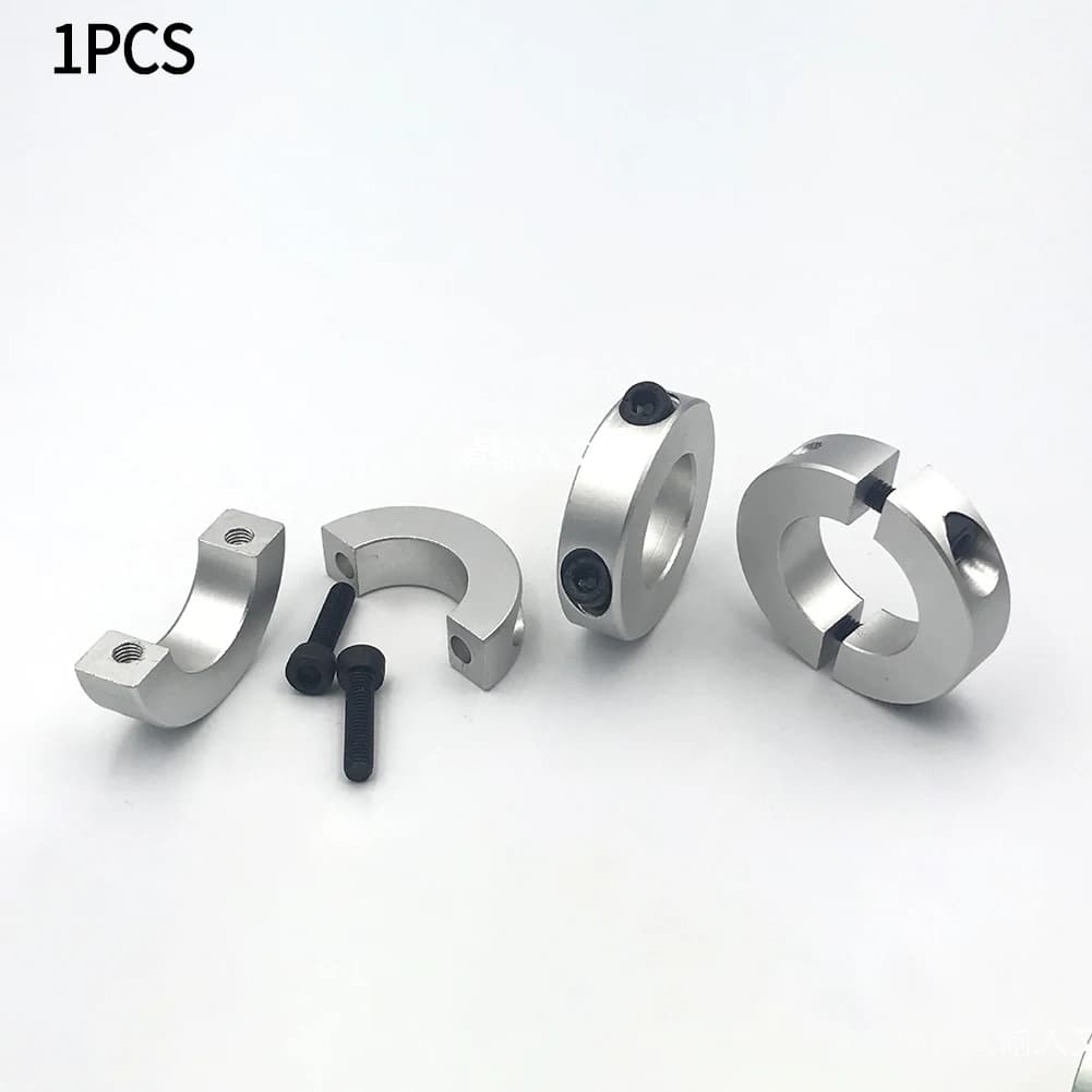 1PC Retaining Ring 6/8/10/22/28/32/40mm Aluminum Alloy Two Piece Clip Collar Anti-corrosion Treatment Interchangeable