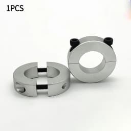 1PC Retaining Ring 6/8/10/22/28/32/40mm Aluminum Alloy Two Piece Clip Collar Anti-corrosion Treatment Interchangeable