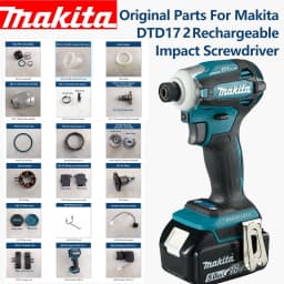 Original Makita Parts Switch Assembly Transfer Rod Hammer Box Assembly Stator For Makita DTD172 Rechargeable Impact Screwdriver