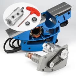 Woodworking Electric Press Planer Spiral Knife Shaft Hand-held Electric Planer Spiral Cutter Aluminum Alloy Cross Cutting Planer