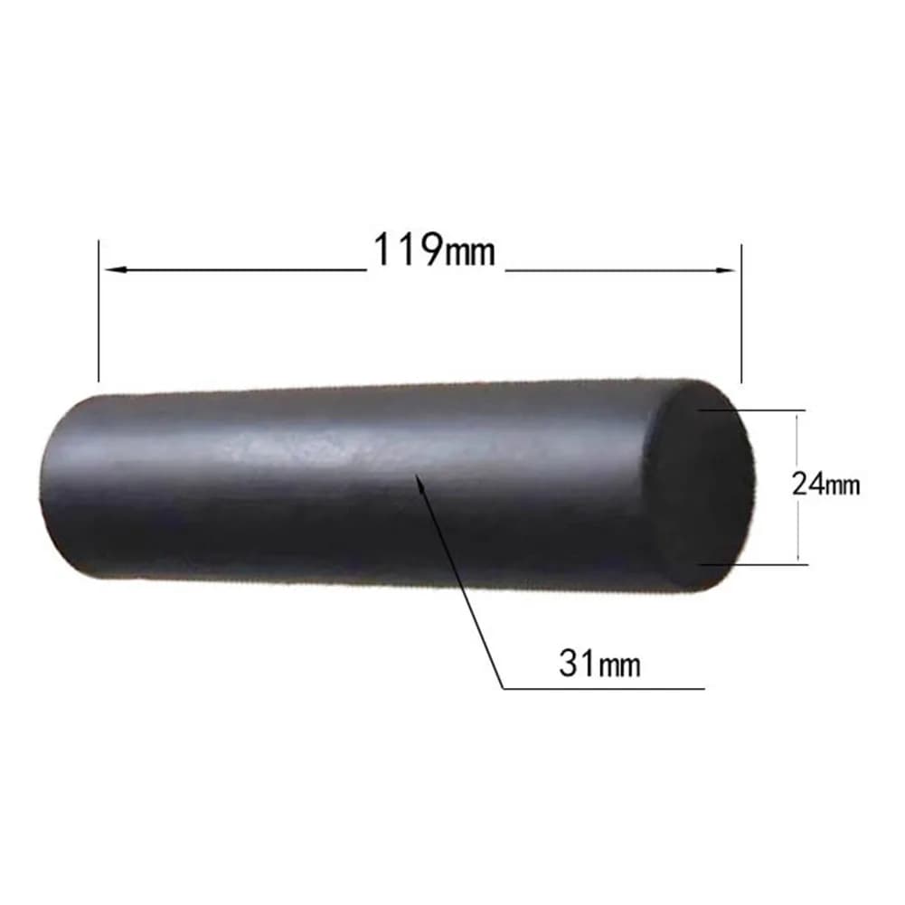 Enjoy Secure Handling 2Pcs Universal Fit Wheelbarrow Rubber Handles Non Slip Grip For Comfortable And Safe