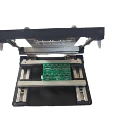 100*100mm SMT Steel Mesh Solder Steel Sheet PCB Solder Paste Printing Manual Micro Screen Printing Machine Printing Table