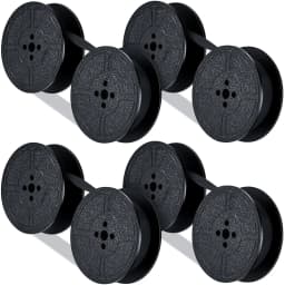 4 Pairs Universal Typewriter Ribbon Durable Portable Compatible with Most Vintage Manual Typewriter Calculator Ribbon
