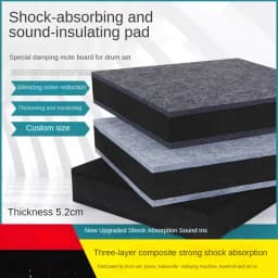Floor Sound Insulation Layer Shock-Absorbing Pad Three-Layer Drum Set Piano Shock-Absorbing Sponge Thickened Insulation Mute