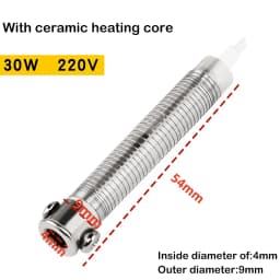 New 220V 30/40/60W Universal Electric Soldering Iron Core Heating Element Replacement Welding Tool Mica Externally Heating Core