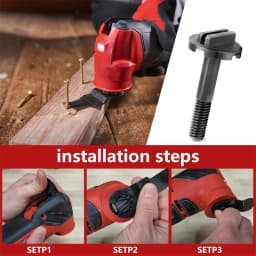 For Milwaukee 2626-20 18V Multi-Tool 2626-20 F40A 2626-20 F40B Blade Backing Pad Screw 06-75-0025 Replacement