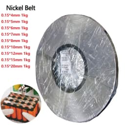 1kg 0.15x4mm to 20mm Nickel Strip 18650 Battery Pack Welding Nickel Belt Connecting Nickel Plated Steel Strip Lithium Battery