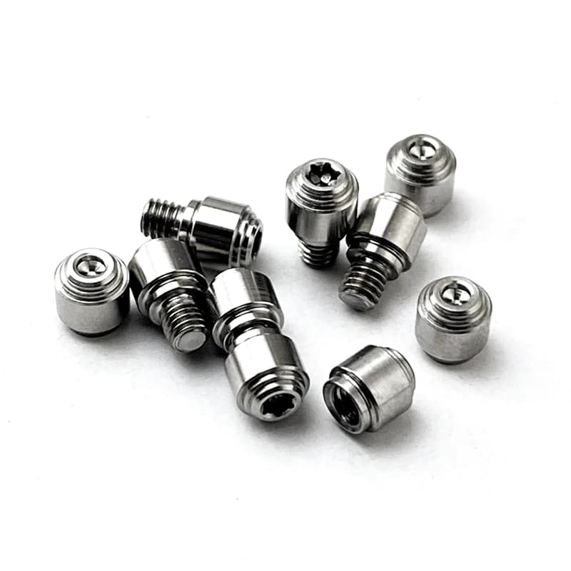 1piece Titanium Alloy Folding Knife Thumb Stud Pushed Screws for BM Bugout 535 Knives Rivet DIY Accessories