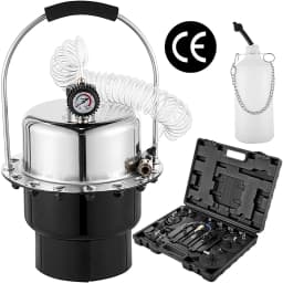 SucceBuy Pneumatic Air Pressure Brake Bleeder Kit Car Brake Fluid Oil Change Tool With 5L Tank for Bleeding Brake&Clutch System