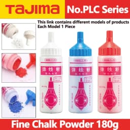 TAJIMA Fine Chalk Powder 180g for Powder Hopper Clearly Line Blue/White/Pink Sealing Powder Bottle Not Damp No.PLC Series