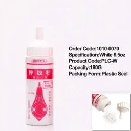TAJIMA Fine Chalk Powder 180g for Powder Hopper Clearly Line Blue/White/Pink Sealing Powder Bottle Not Damp No.PLC Series