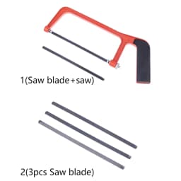6 Inch Mini Hacksaw Home Small Hand Saw Adjustable Woodworking Saw With 150mm Saw Blade Cutting Wood And Metal