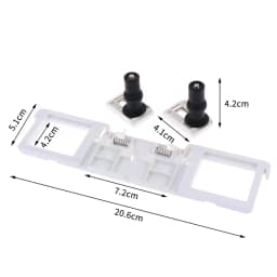 Toilet Seat Lid Fixing Plate Buckle Fastener Expansion Screws For Lavatory Lid Closestool Cover Fixed Parts