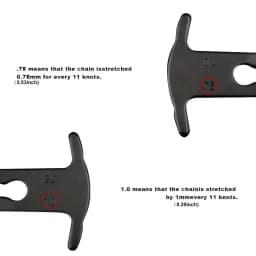 Bike Chain Wear Indicator Chain Checker Gauge Measurement Repair Tool Ruler for Road Mountain Hybrid Bicycl