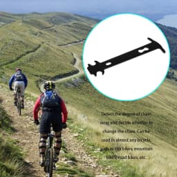 Bike Chain Wear Indicator Chain Checker Gauge Measurement Repair Tool Ruler for Road Mountain Hybrid Bicycl