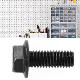 1pcs Metal Saw Blade Bolt M8 X 20mm Left Hand Thread Hex Head Flange For Cutting Machine Tool Miter Saw Blade Screw Bolt 