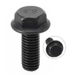 1pcs Metal Saw Blade Bolt M8 X 20mm Left Hand Thread Hex Head Flange For Cutting Machine Tool Miter Saw Blade Screw Bolt 