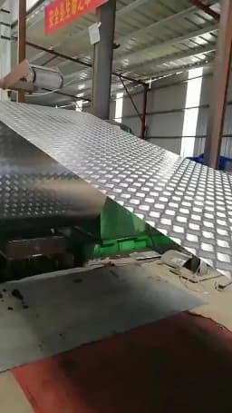 Aluminum Alloy Pattern Plate Anti-Slip Embossed Aluminum Plate High Hardness Corrosion Resistant Custom Size