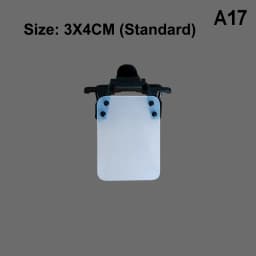 International Standard Shooting Glasses Blinders Occluder Clip Patches Eye Mask Aim Assistance Glasses Patches Enduring