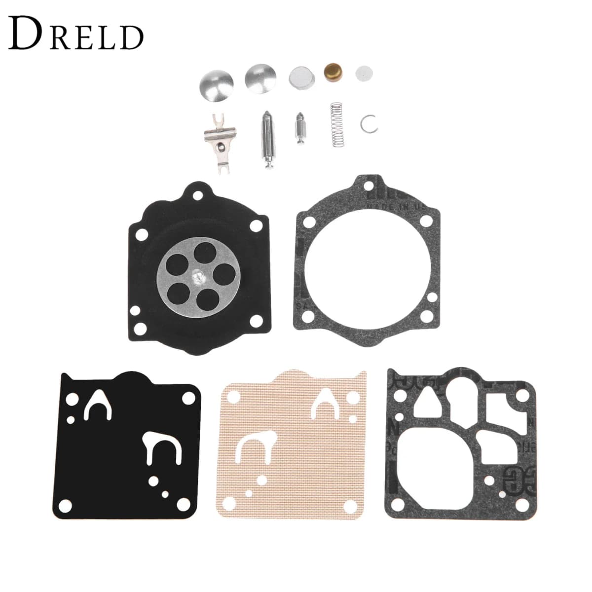 DRELD Carburetor Carb Rebuild Kit Gasket Diaphragm for Stihl MS660 Chainsaw Walbro WJ Carb Replace Walbro K10-WJ/New K12-WJ
