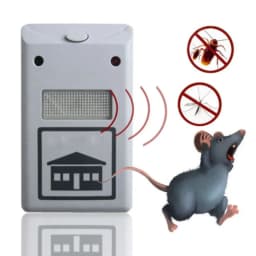 EU/US Plug Electronic Pest Repeller - 1pc Home Ultrasonic & Electromagnetic Rodent Repellent for Mice, Mosquitoes & Insects