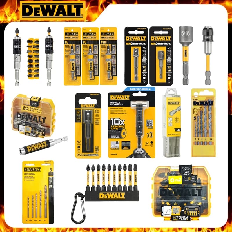 DEWALT Impact Type Bit Sleeve Adapter Fixing Device Parts Fried Dough Twists Drill Power Drive Series Tool Tool Accessories
