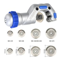 ST/WK/CT Series Copper/Aluminum Pipe Cutter Blades - High-Strength Bearing Steel for 428/532/650 Models | Professional HVAC Tool
