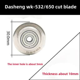 ST/WK/CT Series Copper/Aluminum Pipe Cutter Blades - High-Strength Bearing Steel for 428/532/650 Models | Professional HVAC Tool